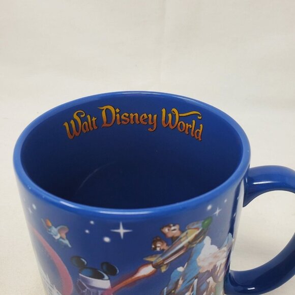 Walt Disney World Large Coffee Mug Fireworks Disney Castle Authentic Original - Picture 7 of 12